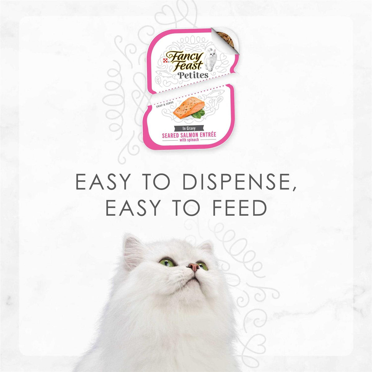 Seared Salmon with Spinach Gravy Wet Cat Food Y827511