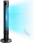 Black Pack of 2 Bladeless Tower Fan M4160