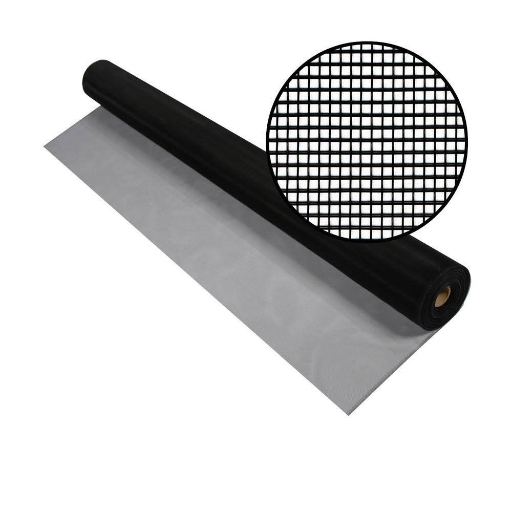Aluminum Screen Black TUBE, 48x22 x 100 W333350