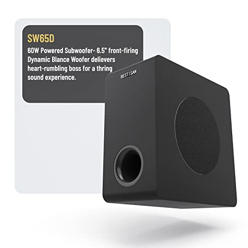 6.5" Active Powered Subwoofer in Black D149226