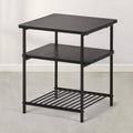 Black Square End and Side Table H5968