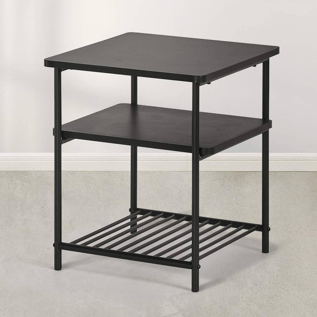 Black Square End and Side Table H5968