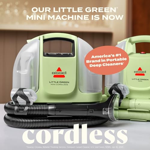 Portable Carpet and Upholstery Deep Cleaner with Self-Cleaning Tool M458514