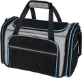 Large Soft-Sided Collapsible Pet Travel Carrier with 5 Doors G657