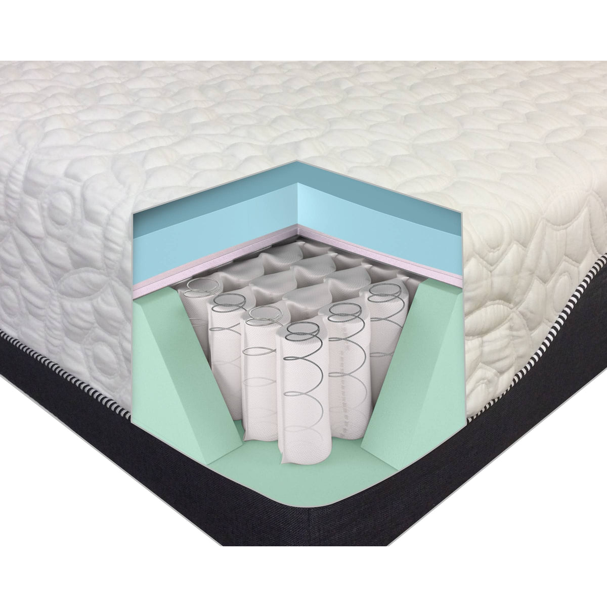 12 inch Hybrid Mattress California King I828454