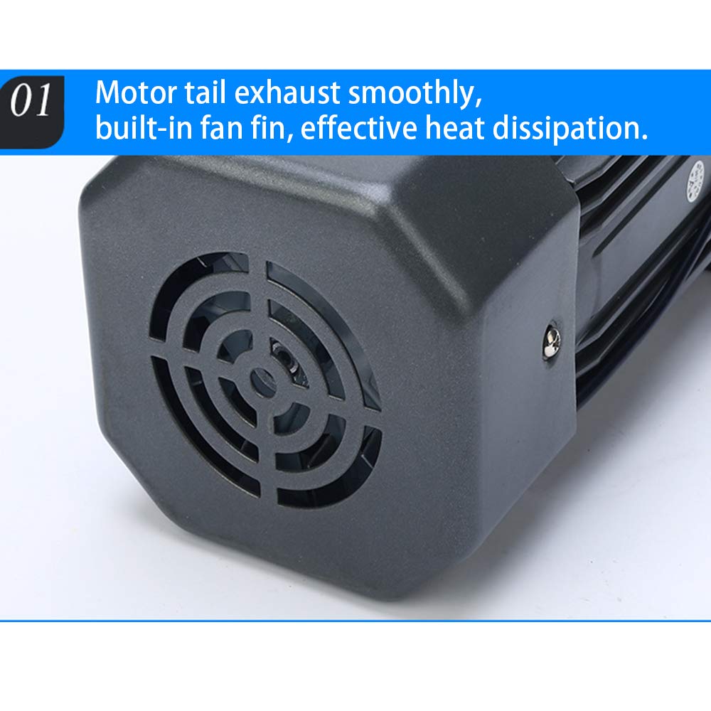 250W Electric Single-Phase Reversible Geared Motor 110V Q554