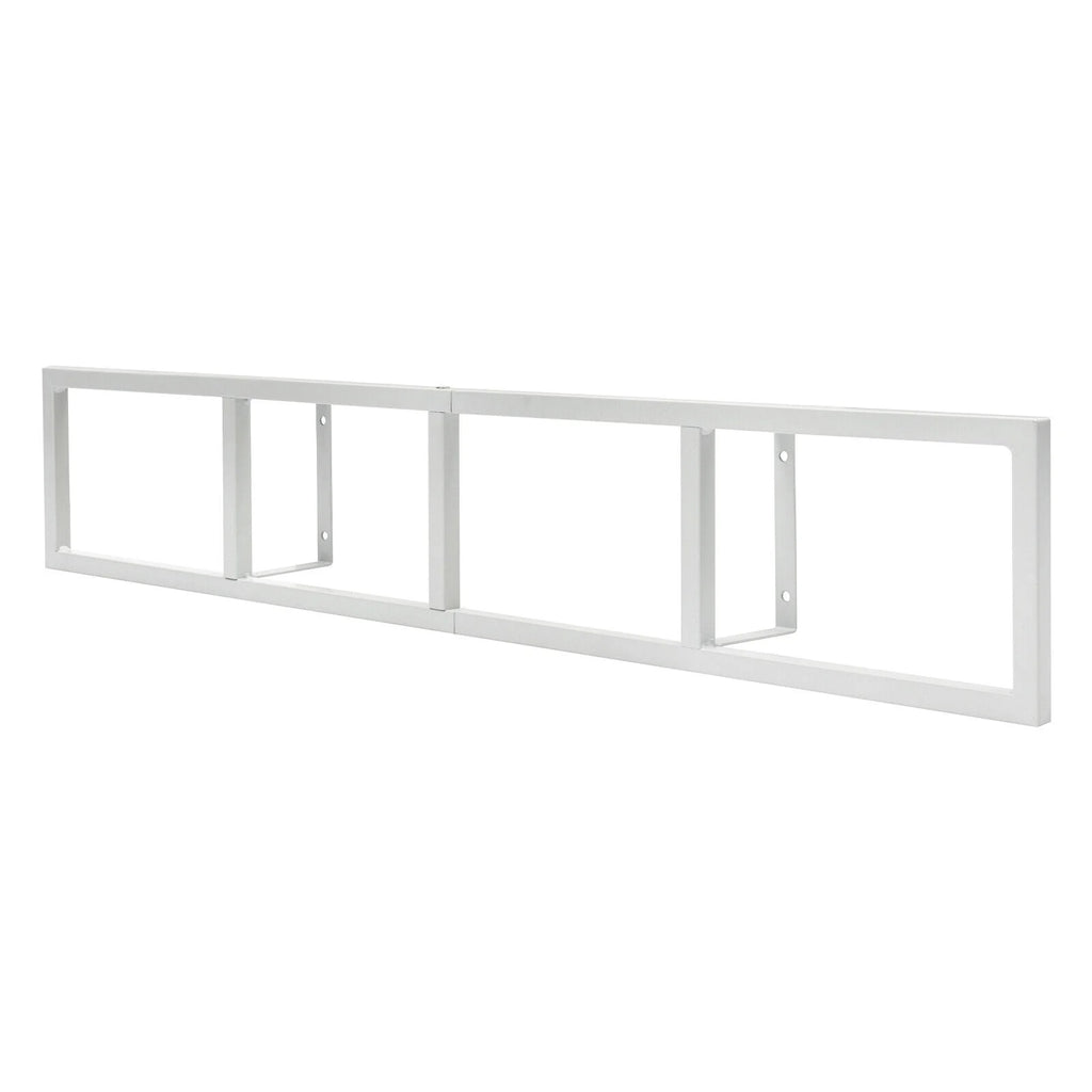 3Pcs White Metal CD DVD Media Storage Rack C579