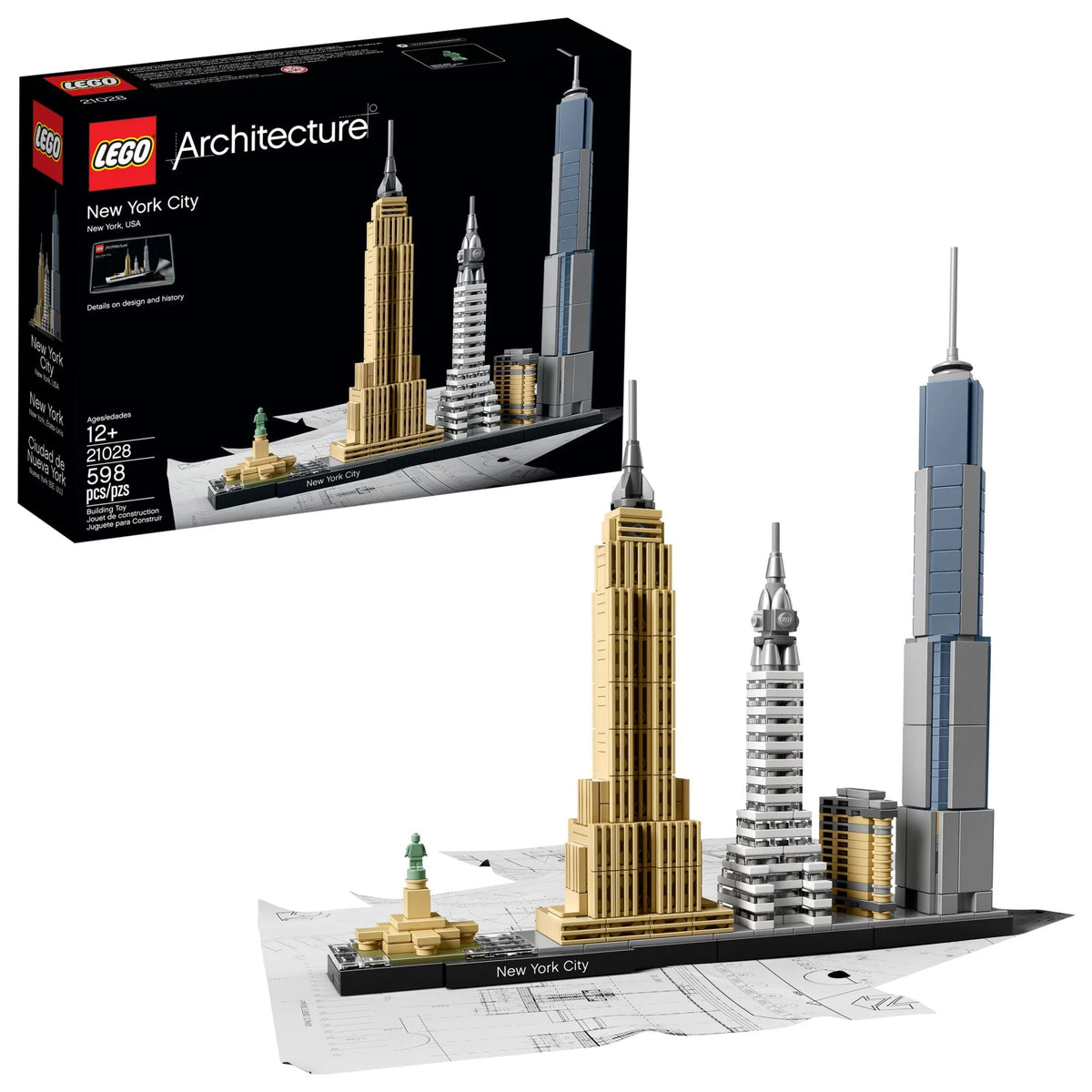 LEGO Architecture New York City Skyline 21028 Model Kit Z65869