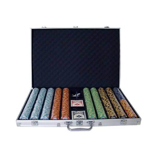 14g Poker Chip Set in Aluminum Carry Case V619