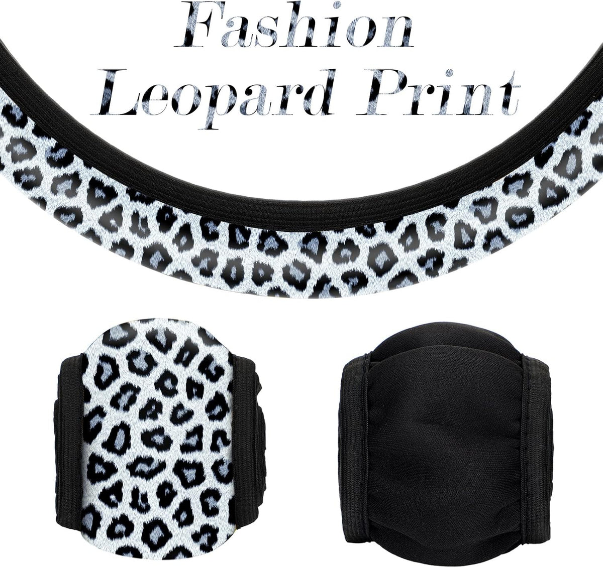 17 Pieces Leopard Print Car Accessories Set P2040