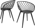 Black Dining Chair Set of 2 W452