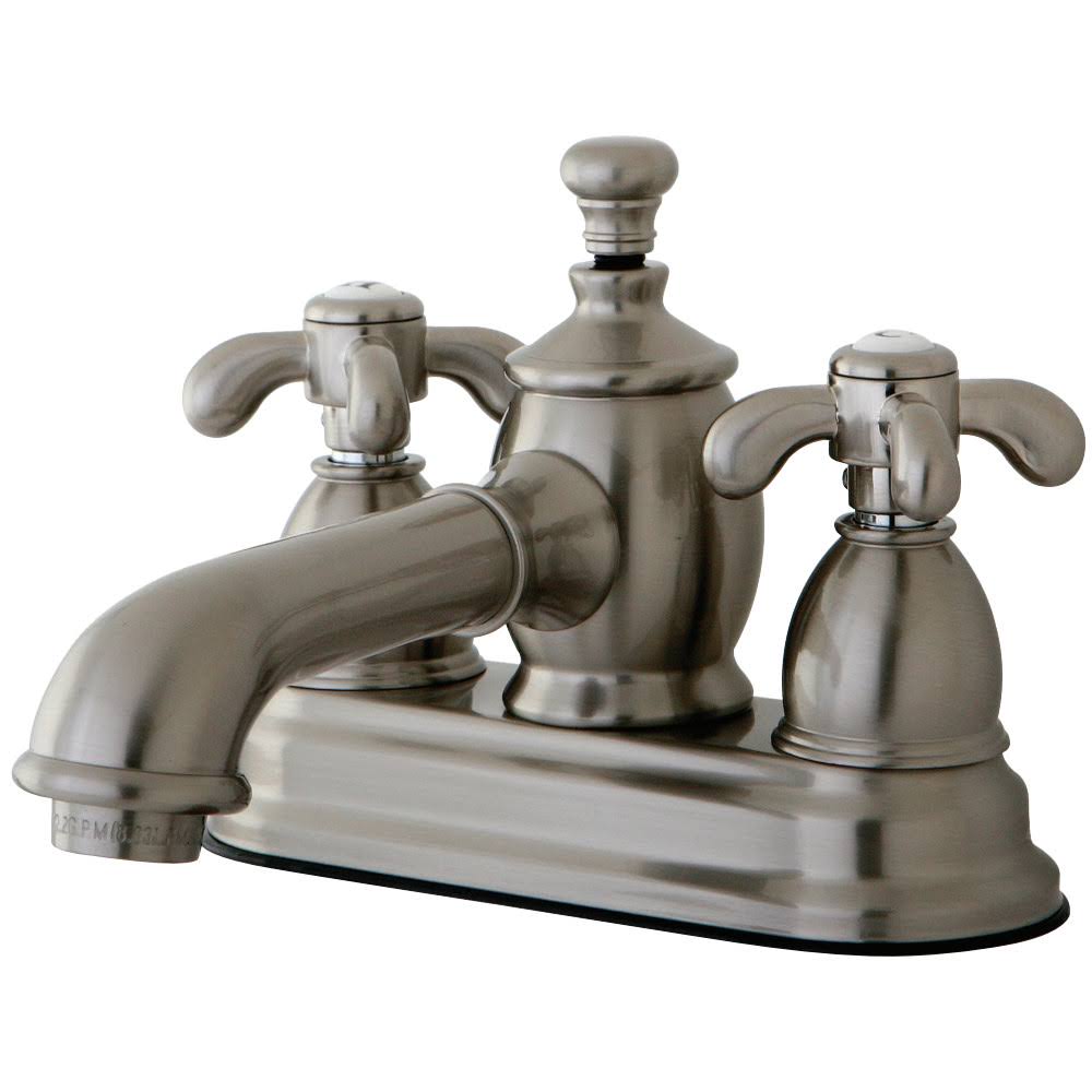 4x22 Centerset Bathroom Faucet, Brushed Nickel U89983