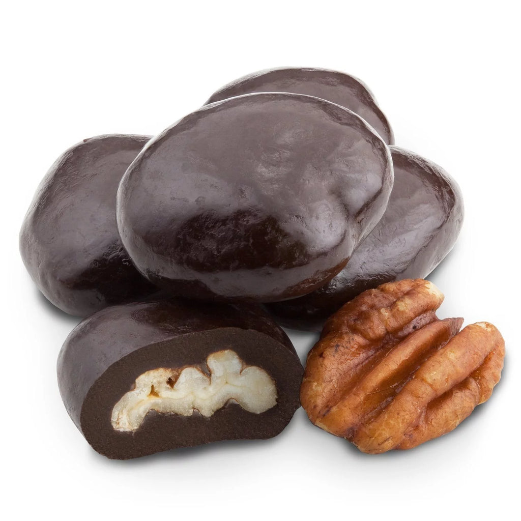 Dark Chocolate Covered Pecans 3 LB V675