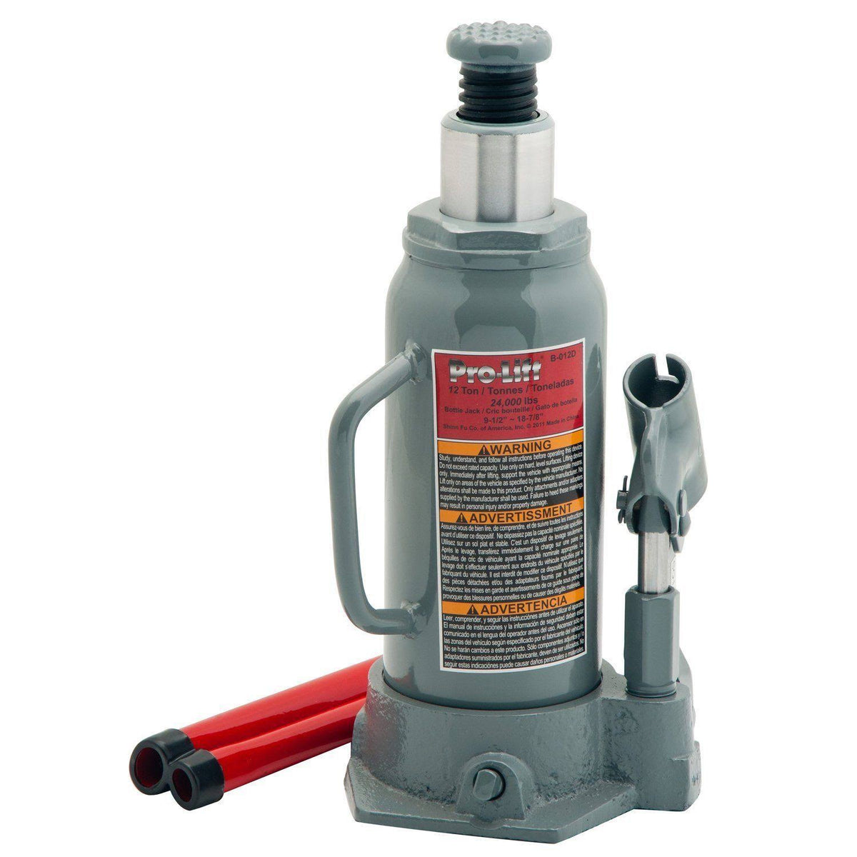 12 Ton Shorty Hydraulic Bottle Jack O5276