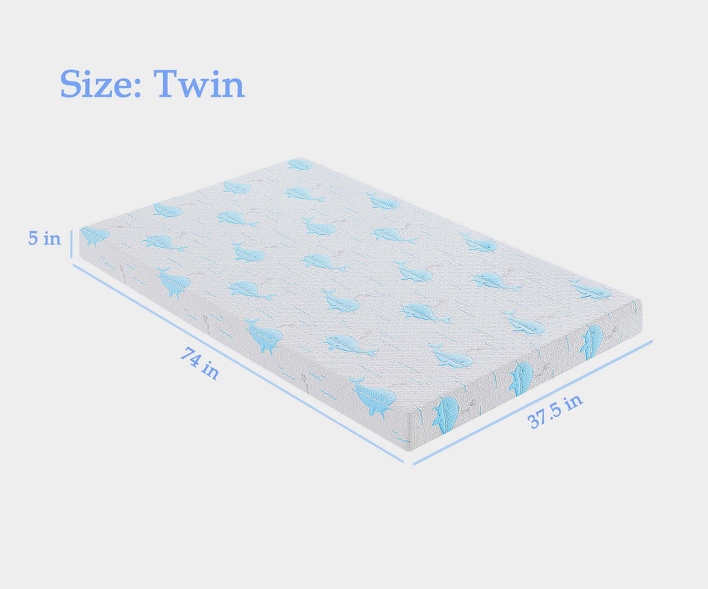 5 Inch Cooling Memory Foam Twin Mattress A555