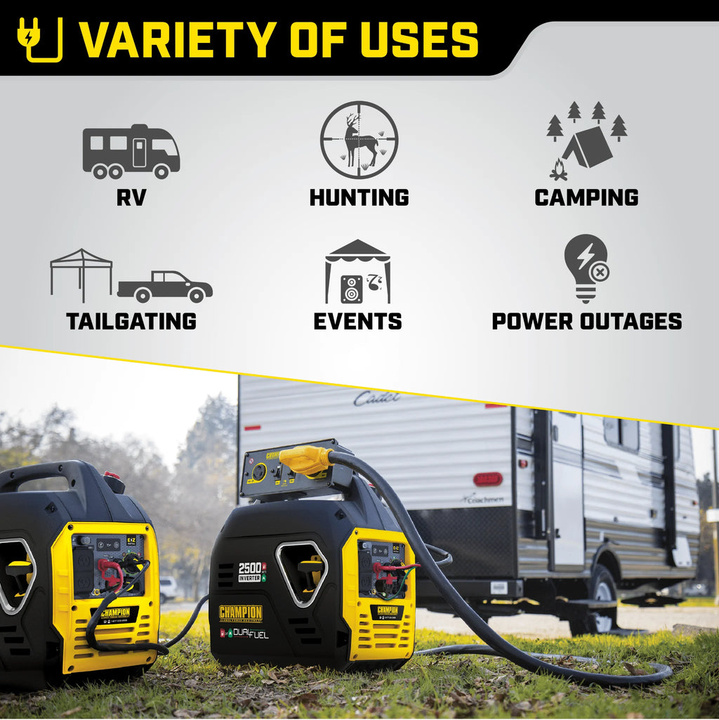 2500-Watt Dual Fuel Inverter Generator I295578