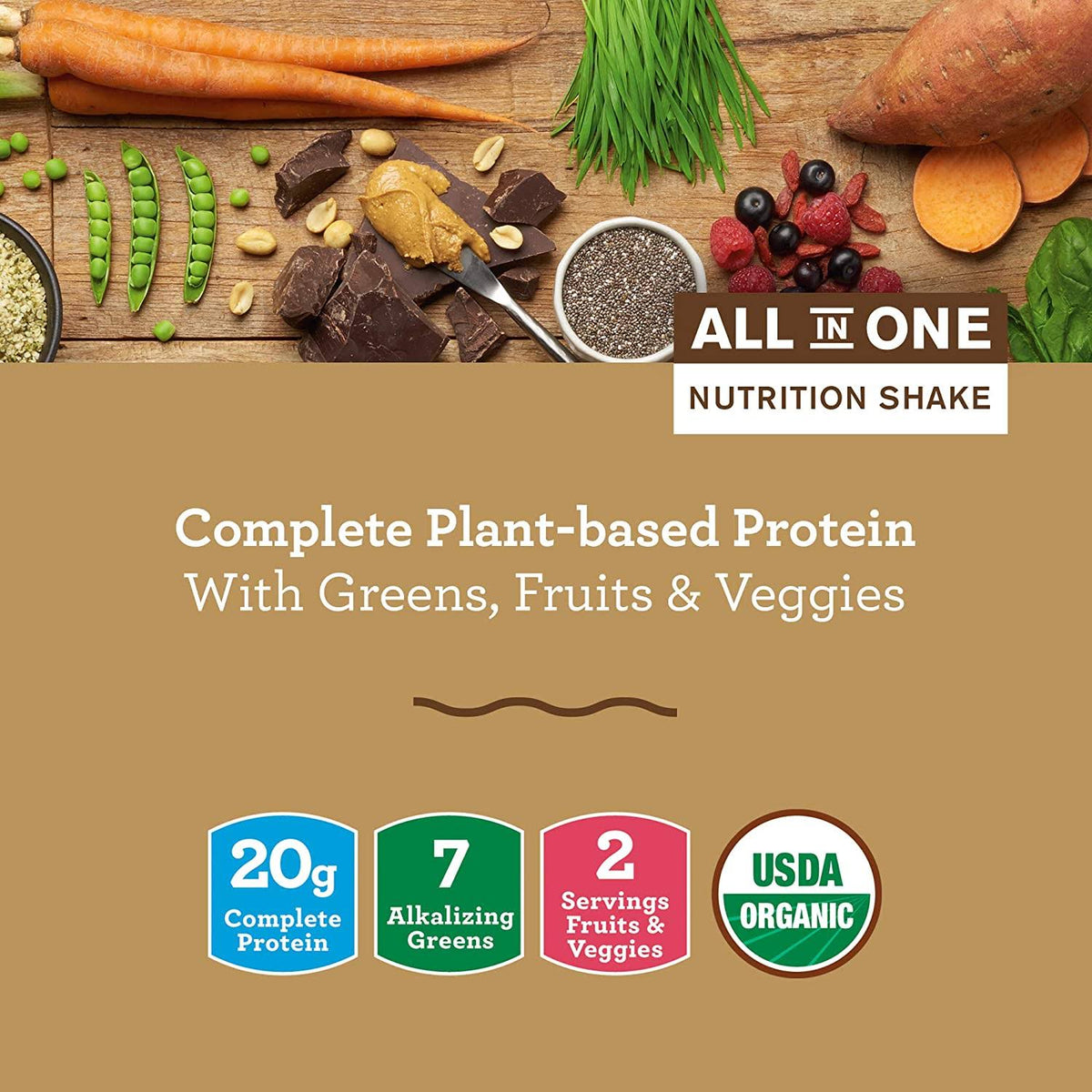 Peanut Butter Protein Powder, 10 Single Serve Packets B43968