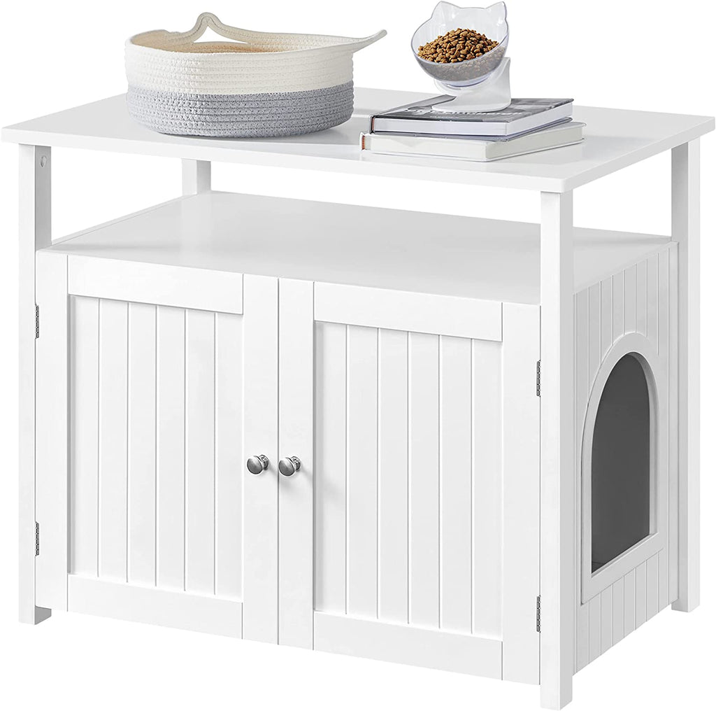 Cat Litter Box Enclosure with Storage Shelf C60496