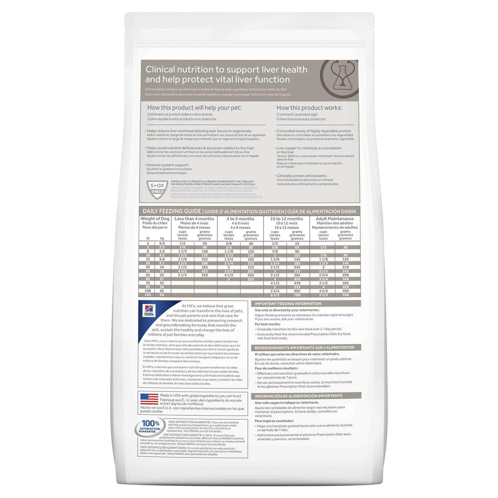 Hill's Prescription Diet l/d Liver Care Chicken Flavor Dry Dog Food R170122