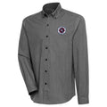 Men's Red Long Sleeve Button-Down Shirt H444