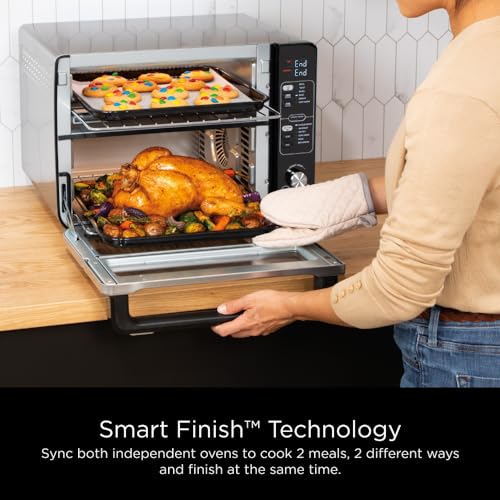 12-in-1 Double Oven with FlexDoor, Stainless Steel G344