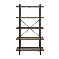 Rustic Oak Rectangular Bookcase K91467