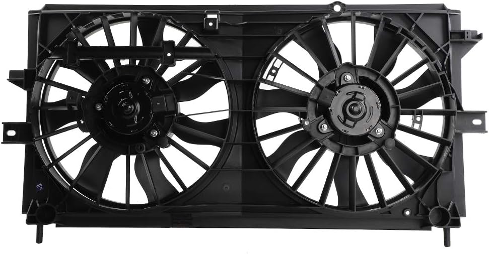 Radiator Cooling Dual Fan Assembly for 2000-2003 Chevrolet Impala Monte V6 3.4L 3.8L M251