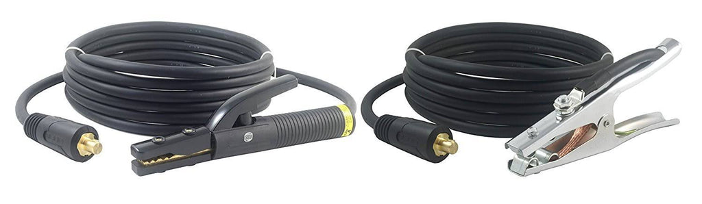 350 Amp Welding Leads Assembly Set 1/0 AWG Cable 15 Feet S75373