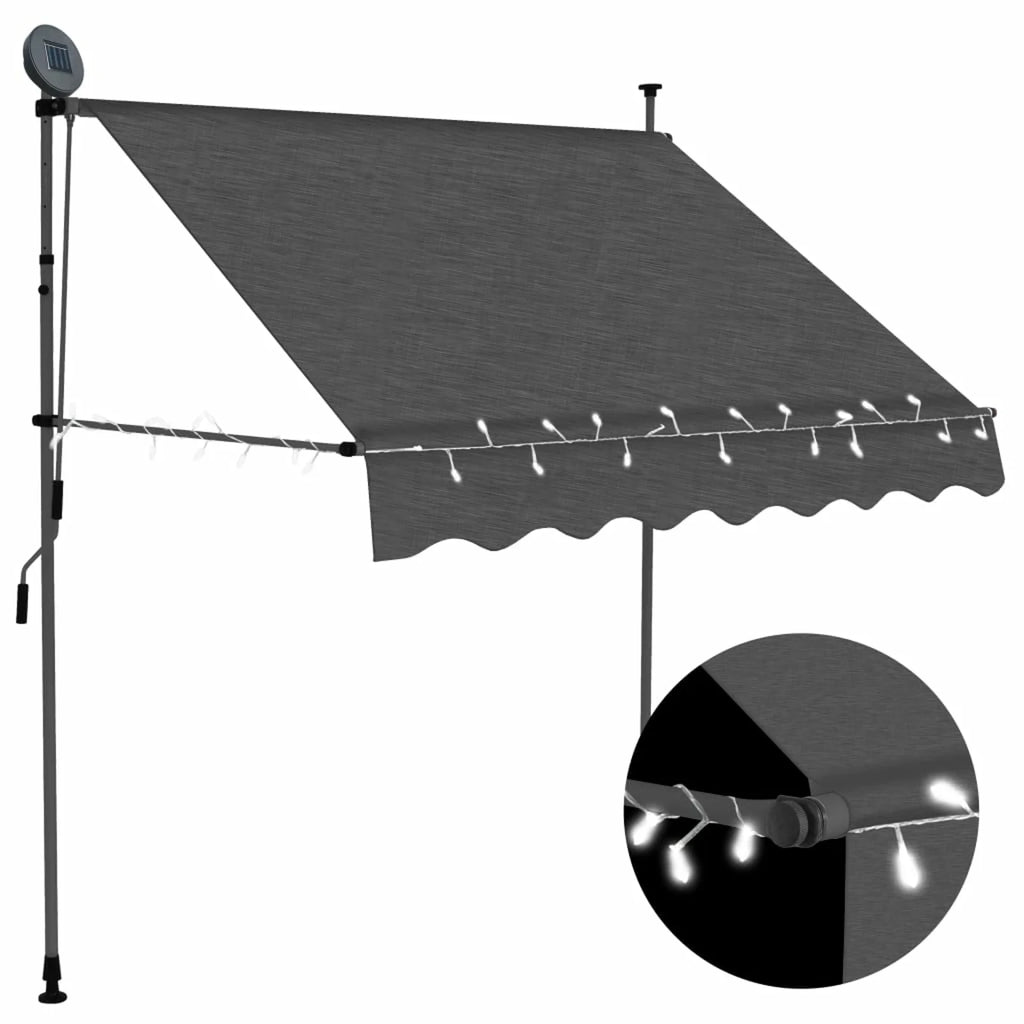 78.7" Anthracite Retractable Awning Z48338