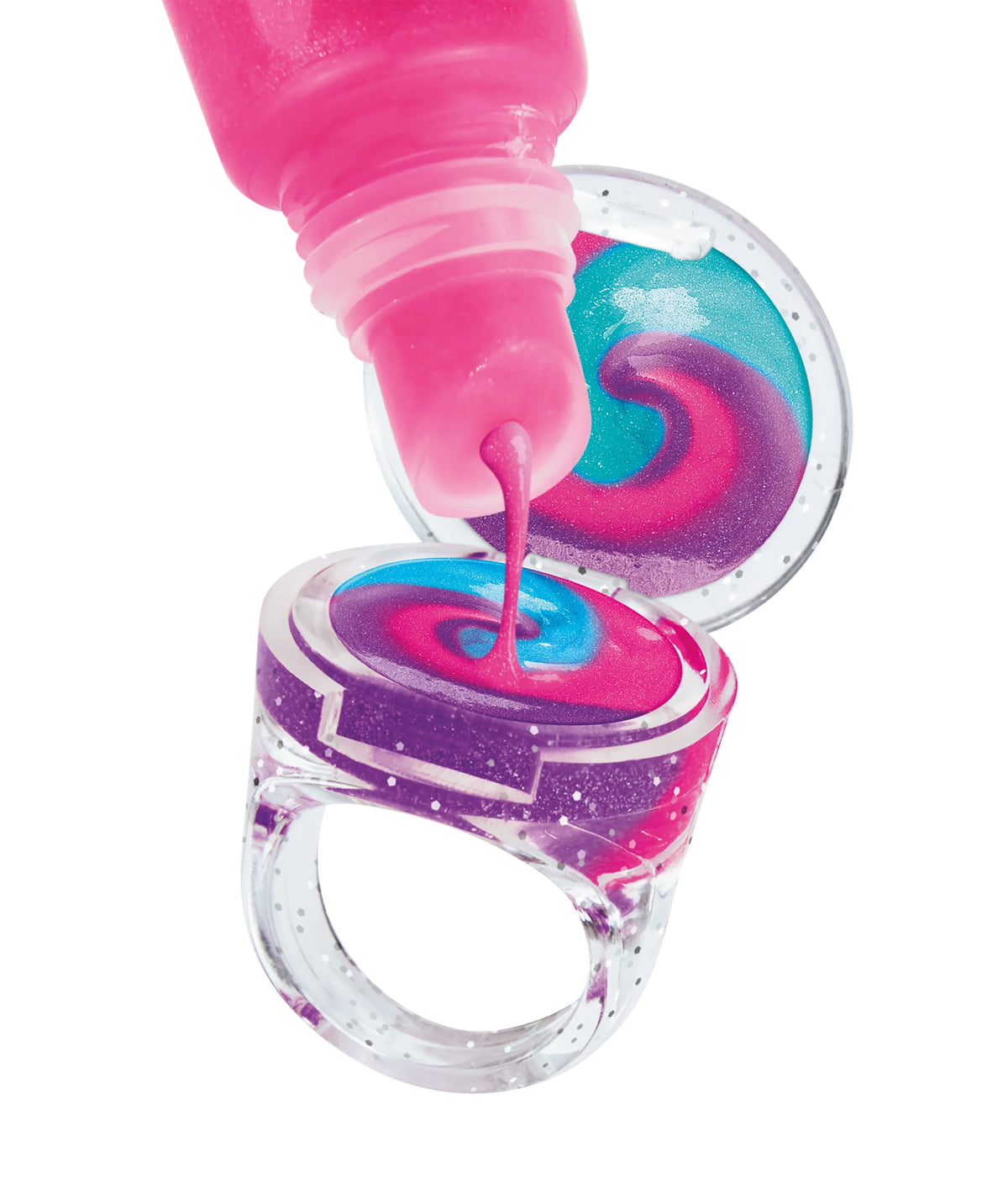 Glitter & Gem Lip Gloss Lockets Multicolor Craft Kit L133