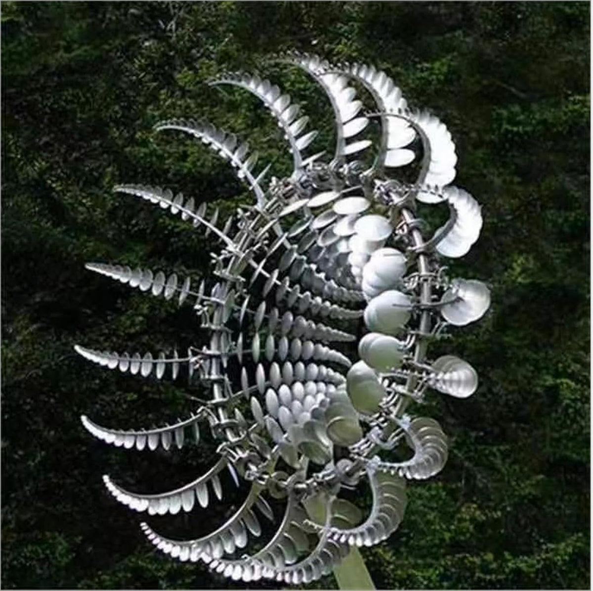 Wind Powered Kinetic Metal Windmill G920721