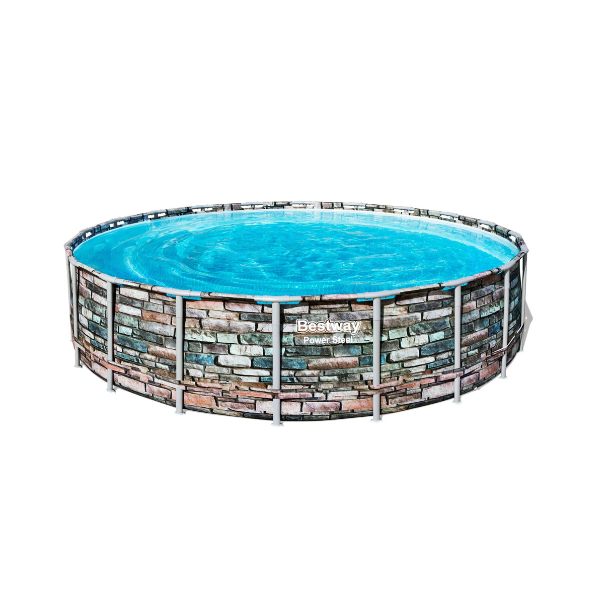 20 Foot Round Above Ground Swimming Pool Set O393446