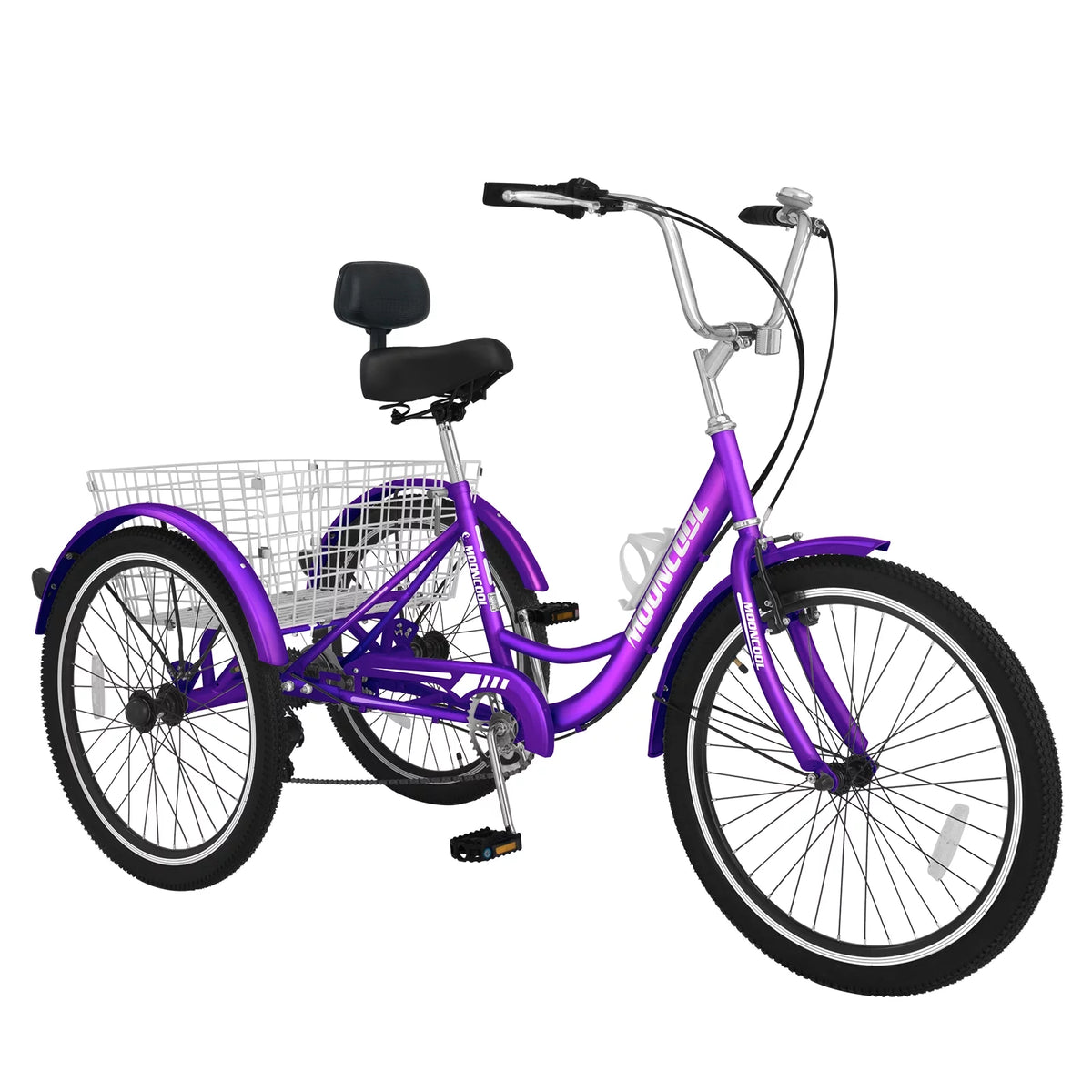 20'' 24 3 Wheel 7 Speed Adult Tricycles with Big Basket F283