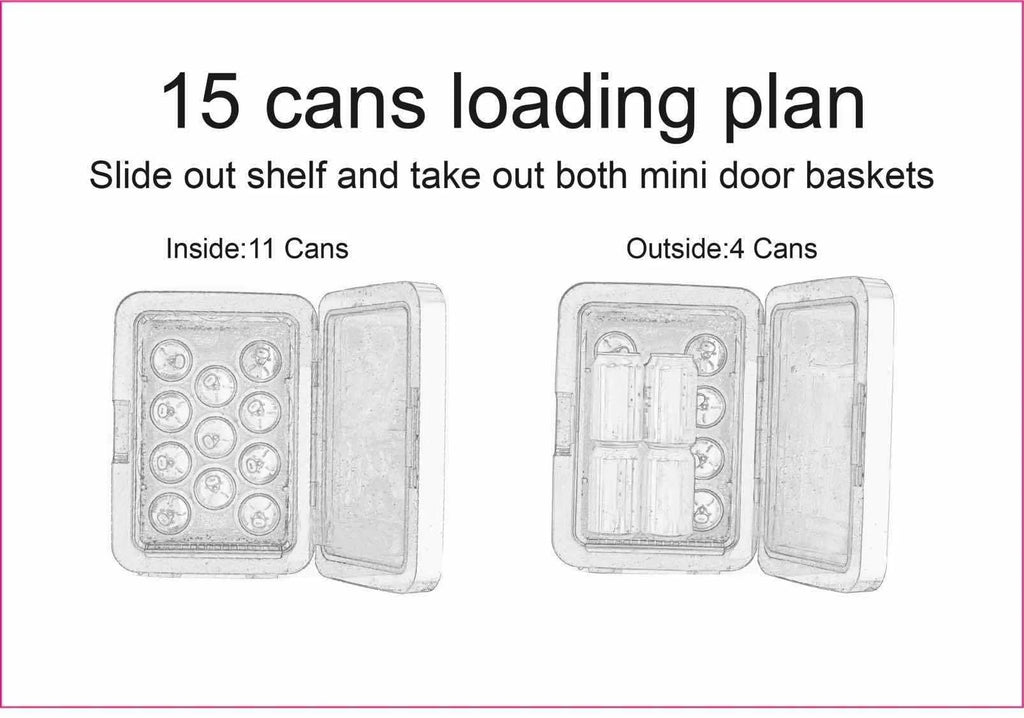 10L 15-Can Stainless Steel Mini Cooler C306733