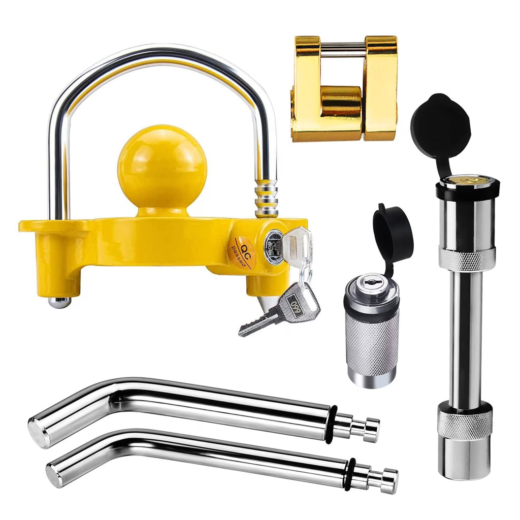 Trailer Hitch Security Lock Set with Pin Lock, Share 2 Keys R754679