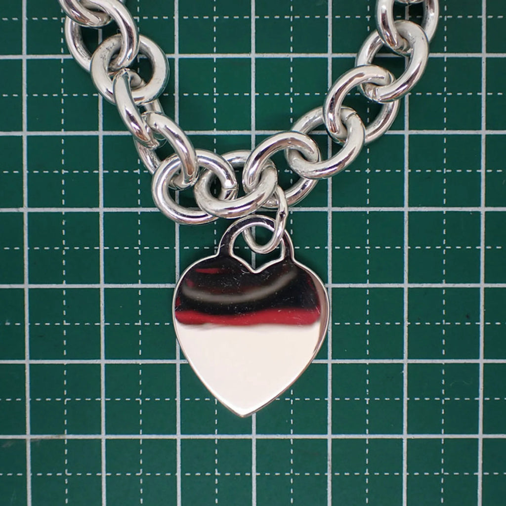 925 Heart Tag Pendant N238220