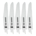 6 in. 5-8 TPI Bi-metal Reciprocating Saw Blades, 5 Pack B760271