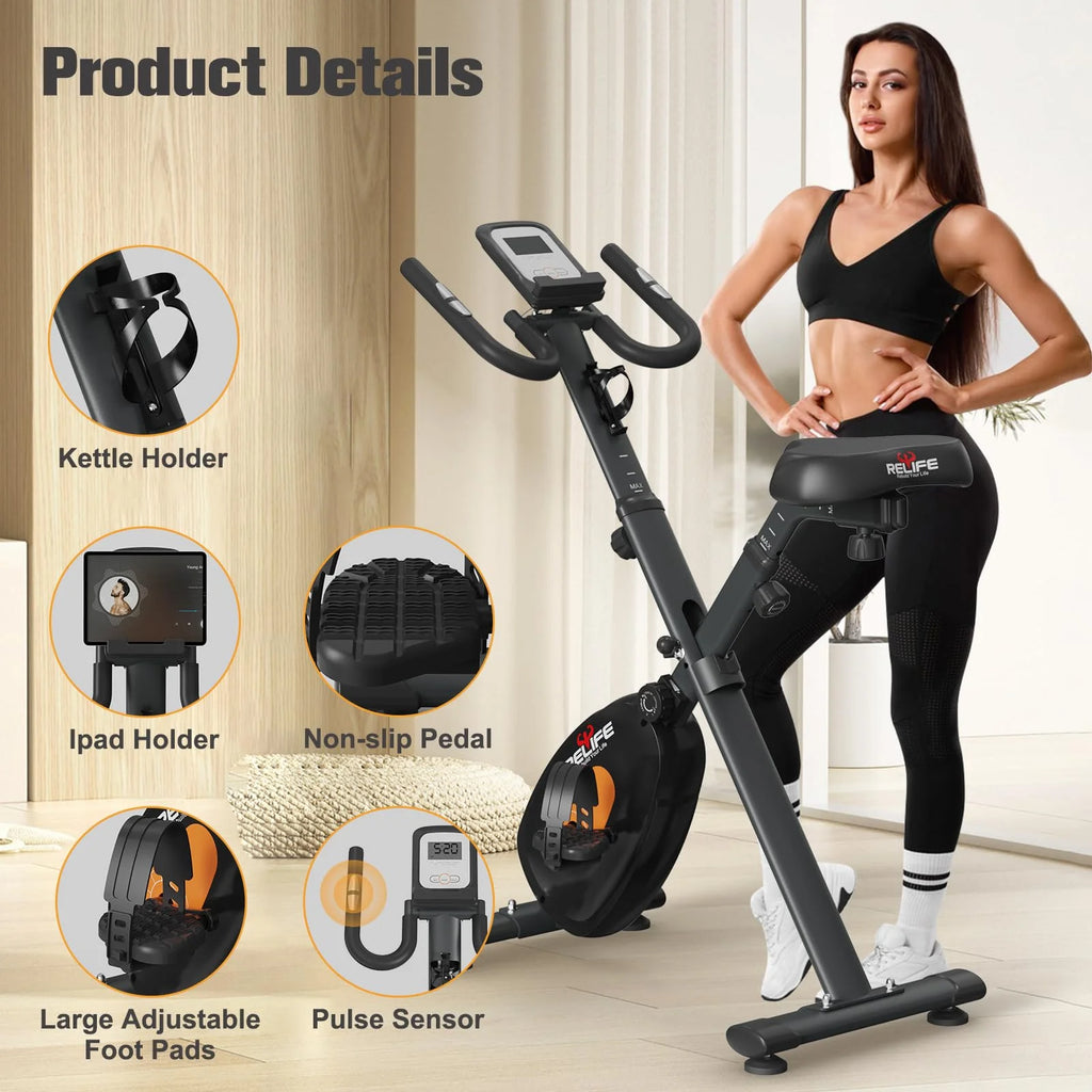 Upright Foldable Stationary Bike X617