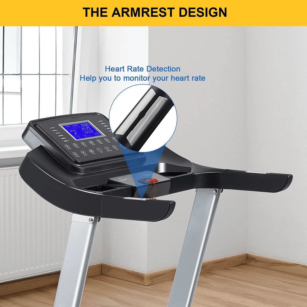 3HP Folding Treadmill with Auto Incline J40047