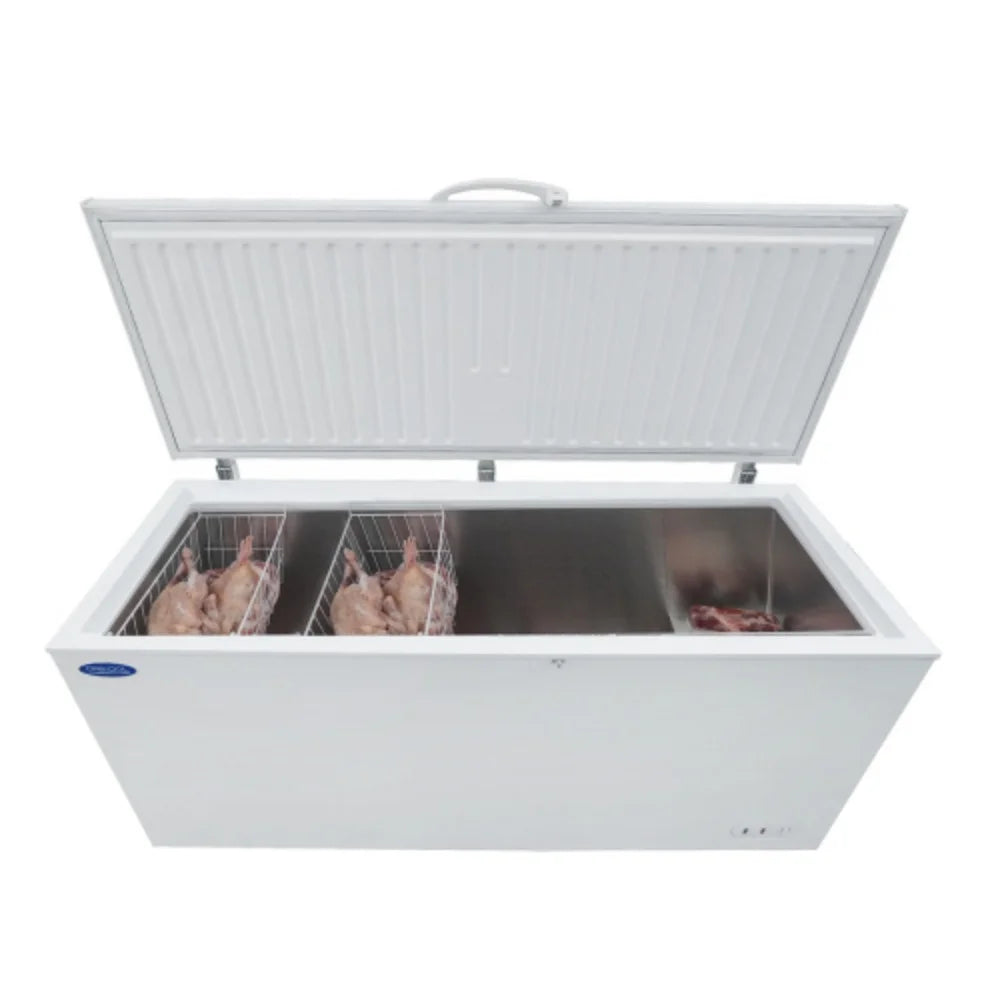 20.1 Cu.ft White Steel Chest Freezer H384