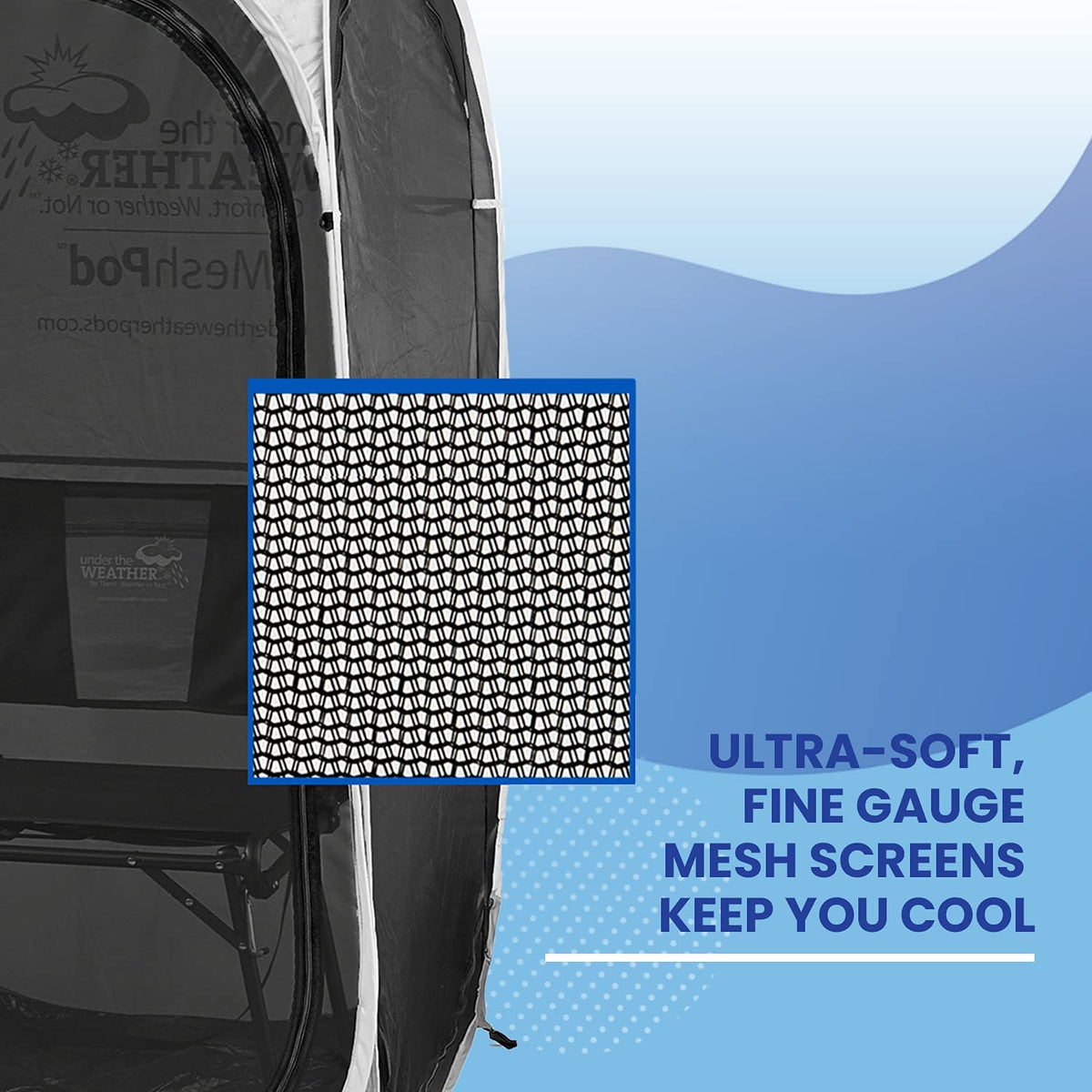 1-Person Pop-Up Mosquito Screen Tent with No-See-Um Proof Mesh M687