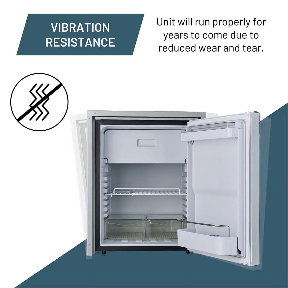 Brushed Stainless 12V/DC Built-in Refrigerator S701671
