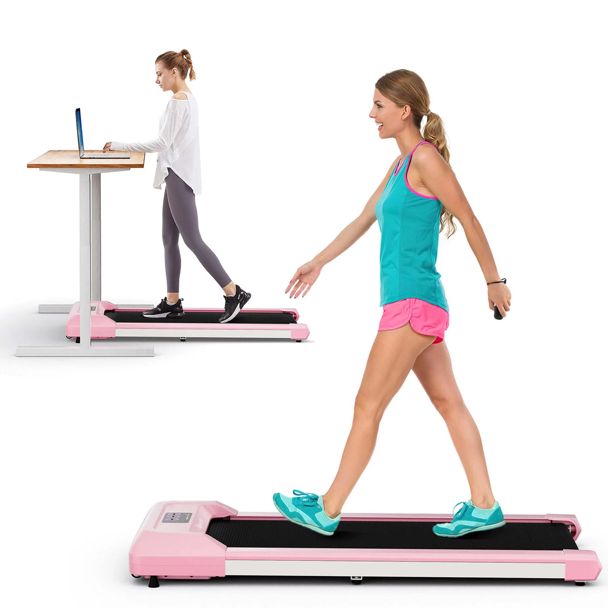 Black Walking Pad Under Desk Treadmill M89022