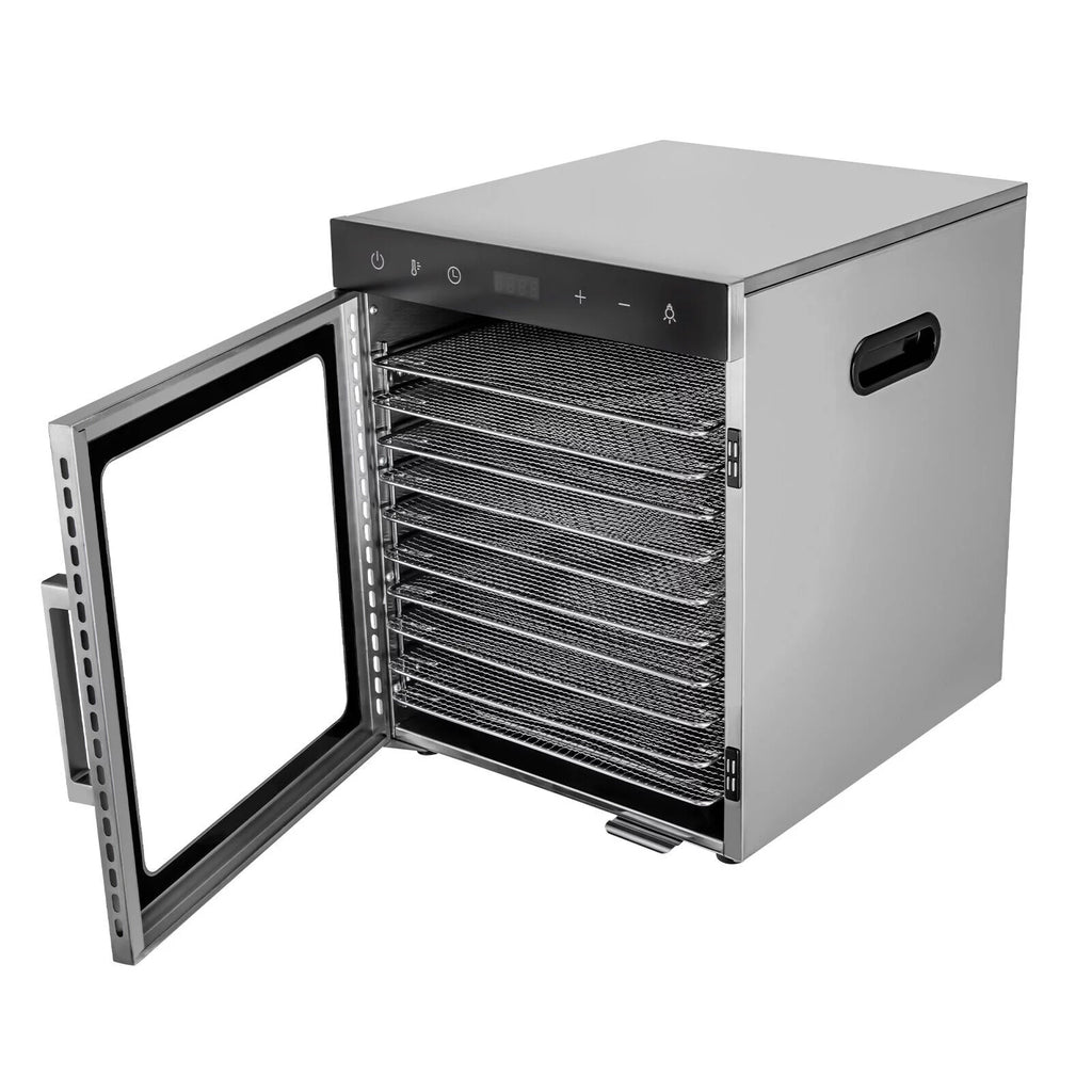 800W 10-Tray Stainless Steel Food Dehydrator R67046