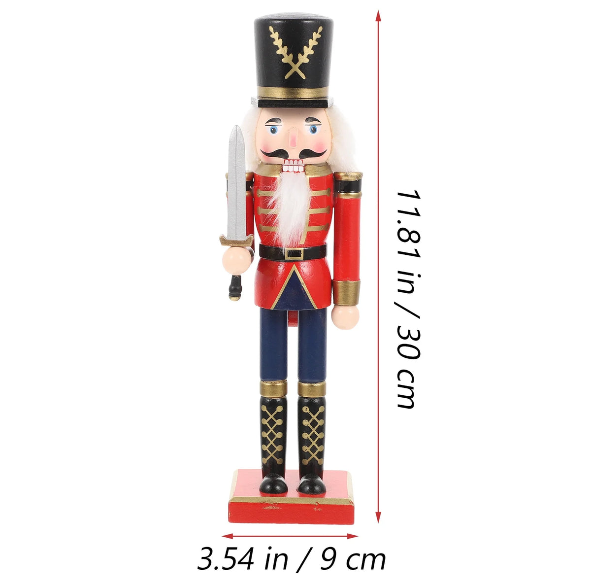 Wooden Christmas Nutcracker Doll Ornament C25977
