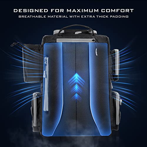 43L Fishing Tackle Backpack with Rod Holders and Rain Cover M33275
