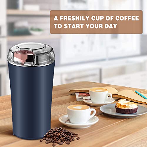 Stainless Steel Coffee Grinder (WHITE) Q80031