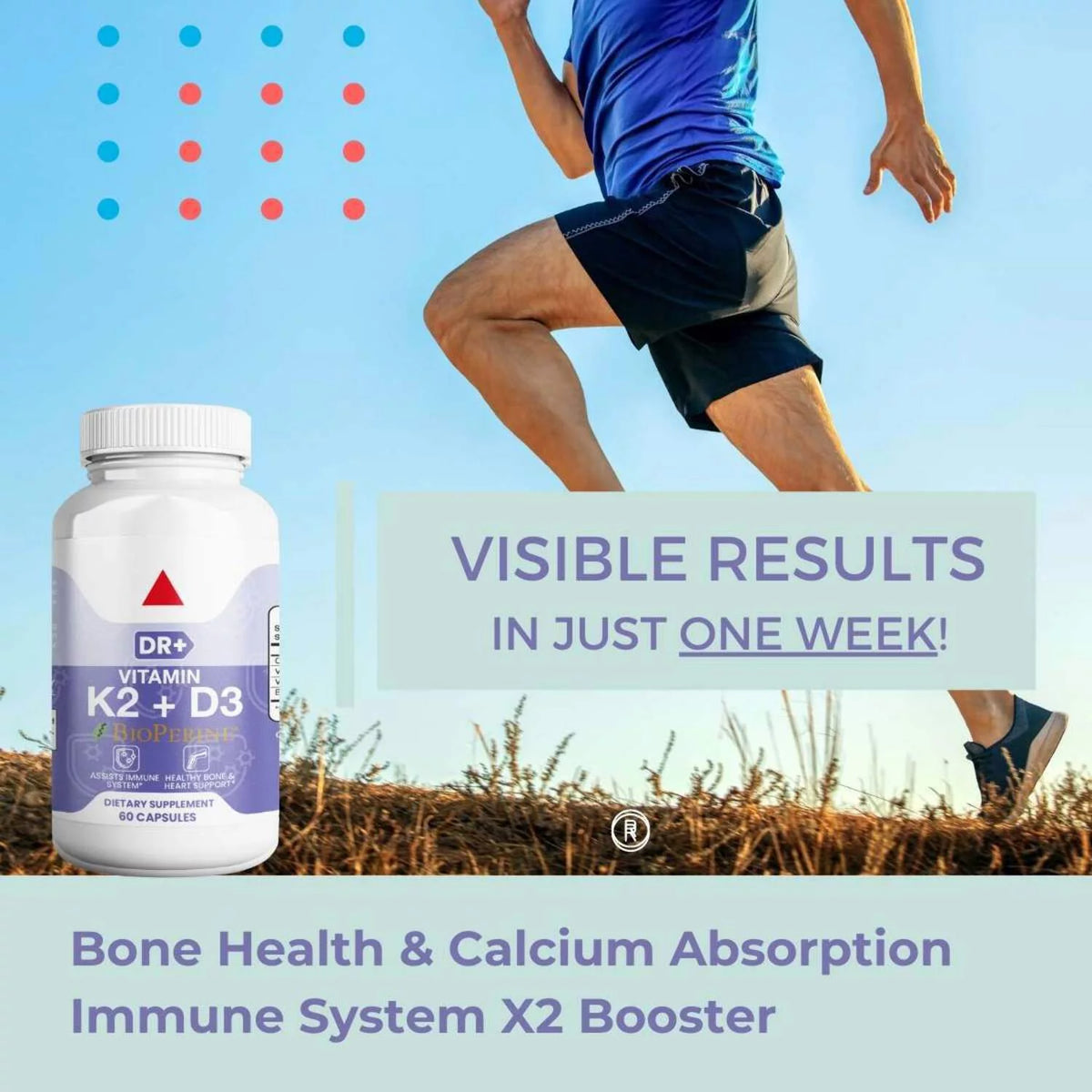 Vitamin K2 MK7 with D3 5000 IU Supplement 2-Pack L227