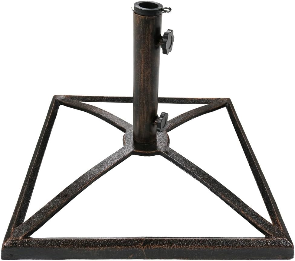 Heavy Duty Cast Iron 17-Inch Umbrella Base Stand O7313
