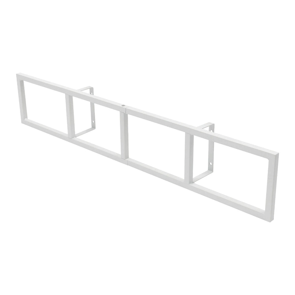 3Pcs White Metal CD DVD Media Storage Rack C579